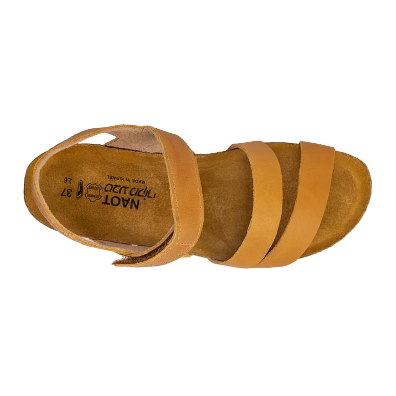 NAOT Kayla Women's Sandals â€“ 3-Strap Support with Backstrap, Cork-Latex Footbed, Arch Support â€“ Comfortable for All-Day Walking Oily Dune Nubuck 8-8.5 N-M US - Image 3